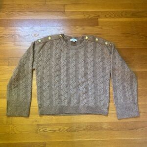 Women’s J. Crew Cable Knit Sweater with Buttons